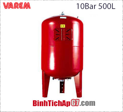 Bình tích áp Varem 10 BAR 500L